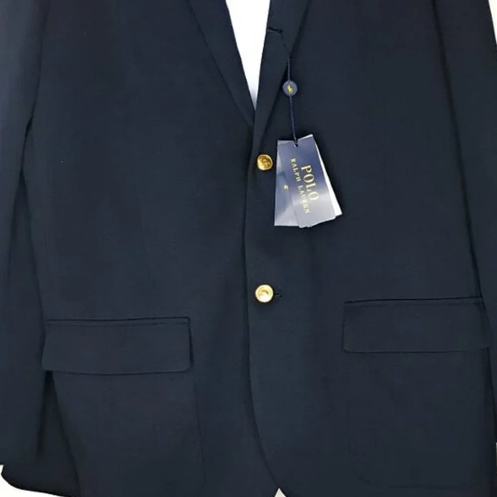 Polo Ralph Lauren Interpid Blue Suit Blazer 40R